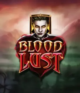 The captivating game interface of Blood Lust, showcasing elegant vampire icons against a mysterious nocturnal landscape. The visual emphasizes the slot's gothic aesthetic, complemented with its distinctive features, appealing for those drawn to the allure of the undead.